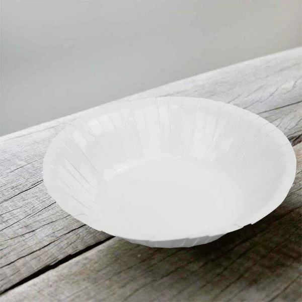 20 Pack White Paper Bowls - 15cm x 4.2cm - Image 4