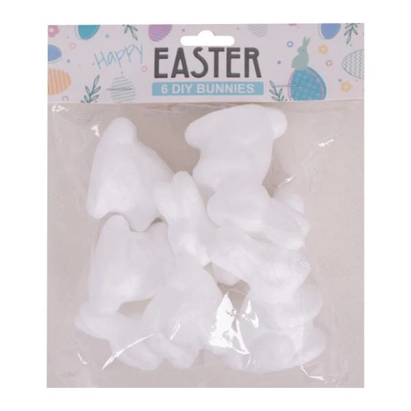 6 Pack Diy Bunnies - 7.5cm - Image 2