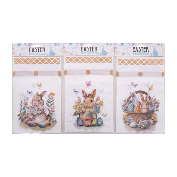 6 Pack Assorted Easter Loot Bag - Image 2