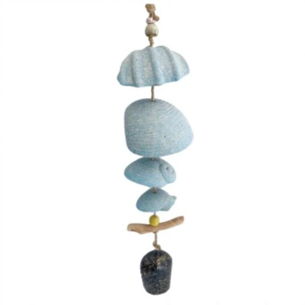 Porcelain Shells Wind Chime - 76cm