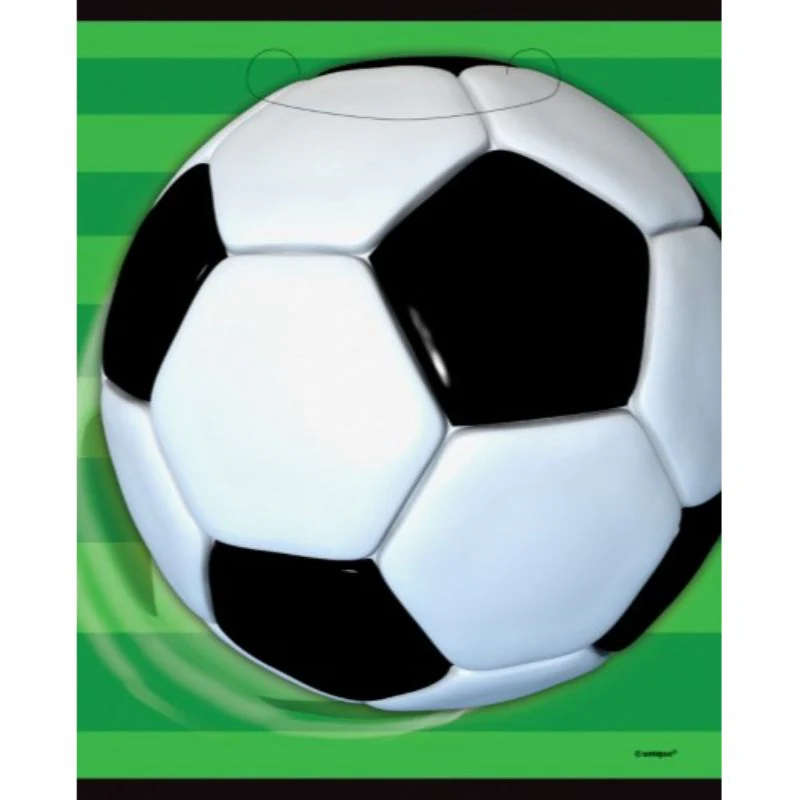 8 Pack 3D Soccer Loot Bags