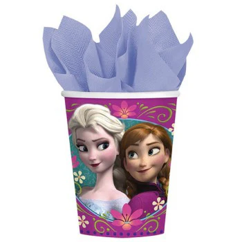 8 Pack Frozen Paper Cups - 266ml - Image 2