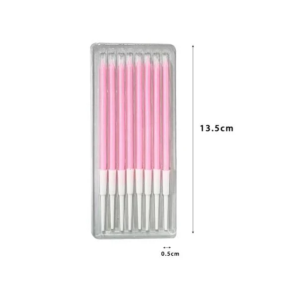 8 Pcs Candle Set - Pink - Image 3