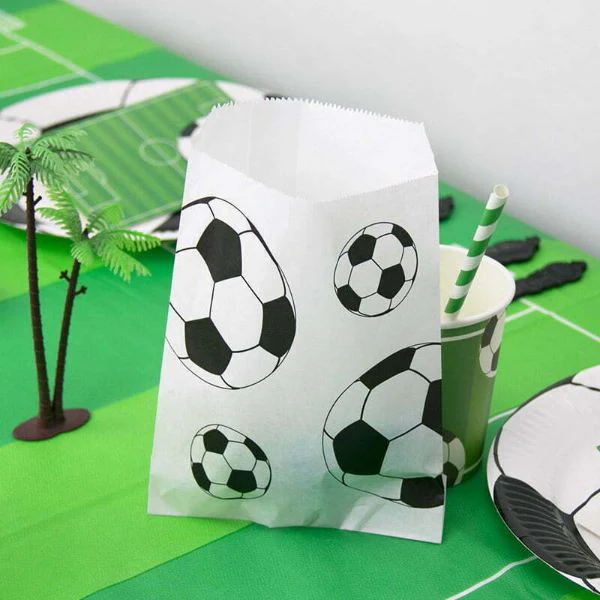 8 Pack Soccer Googies Treat Bags - 13cm x 18.2cm - Image 4