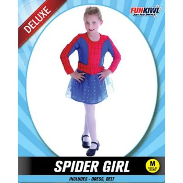 Spider Girls Costume - Medium