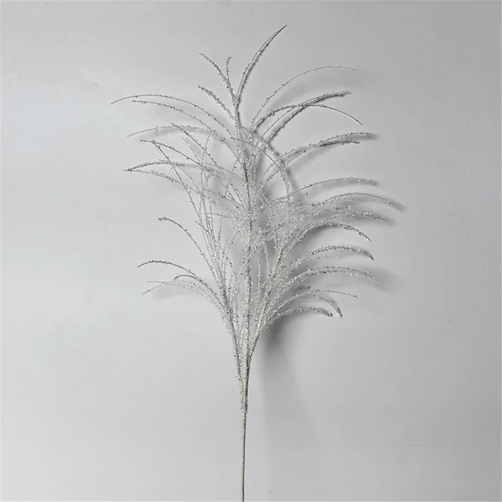 White Glitter Finish Stem - 82cm