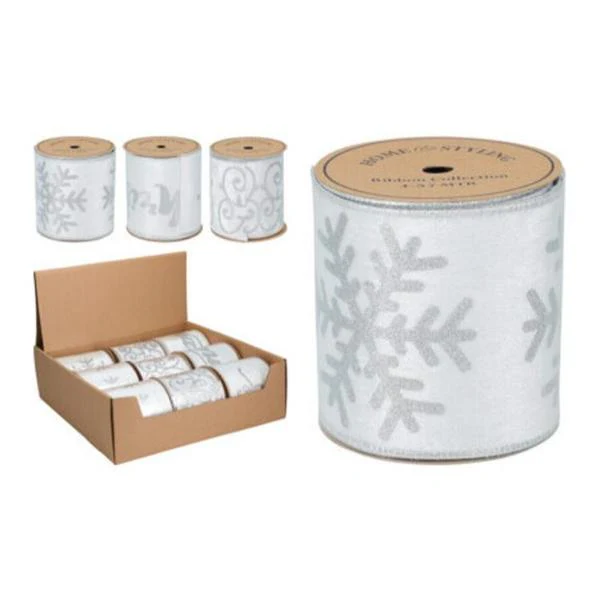 Silver Tree Ribbon - 457cm x 10cm