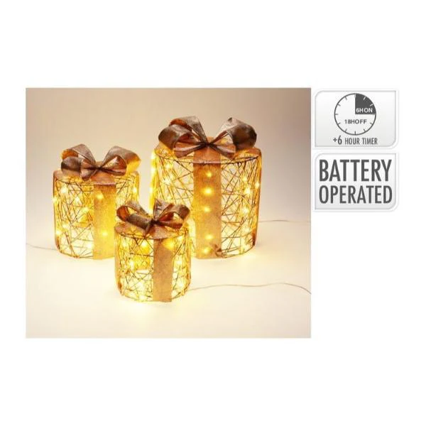 Champagne Gift Box With 90 Led