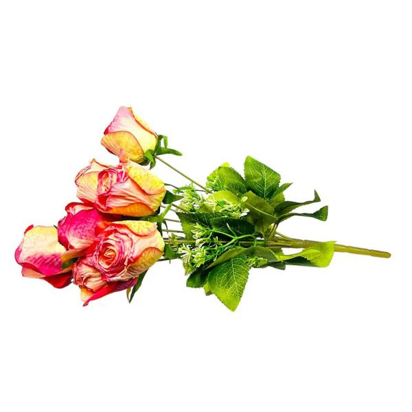 9 Buds Rose Bunch - Image 3