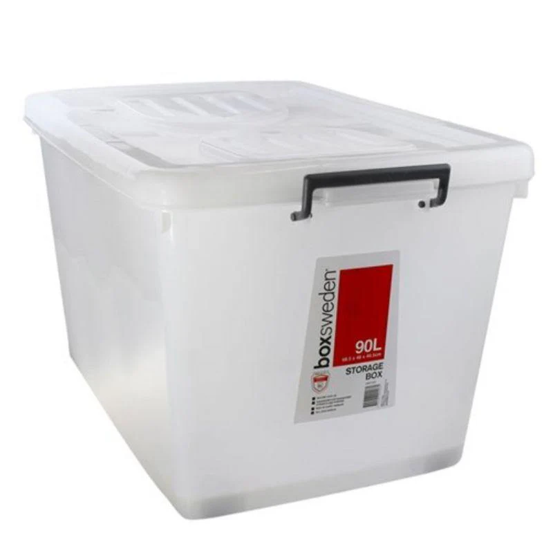 Heavy Duty Storage Box 90L - 68.5cm x 48cm x 41cm