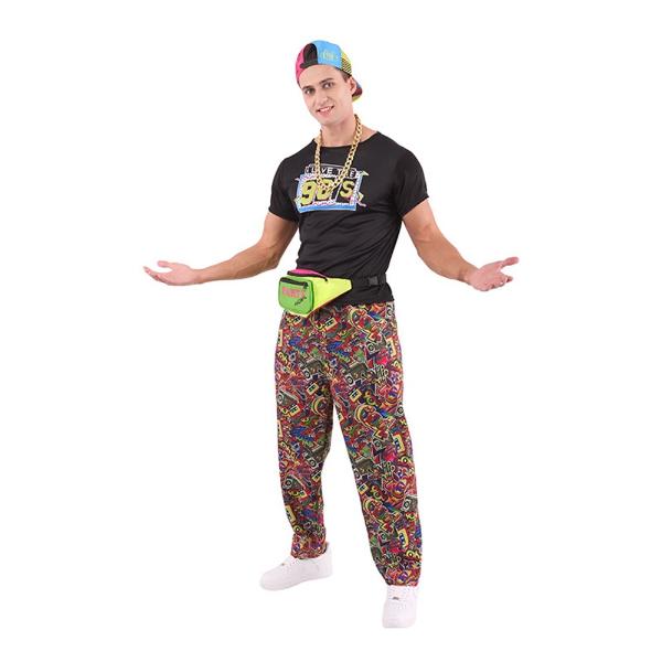 90s Hip Hop Men Costume - Large - Image 2