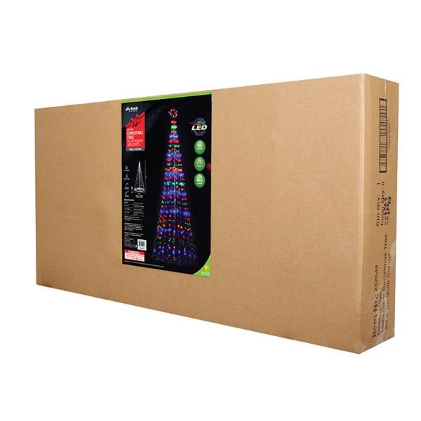 Multicolour LED Solar Christmas Tree - 5m - Image 3