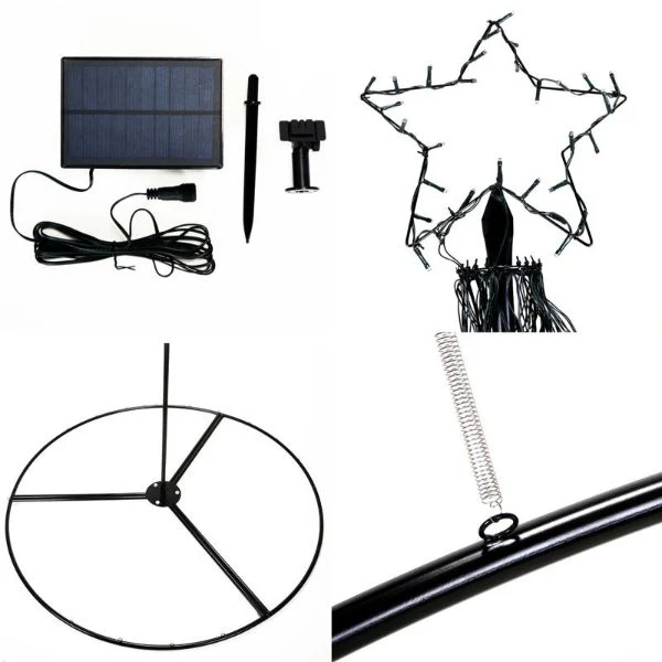 Solar Light Christmas Tree - 3m - Image 2