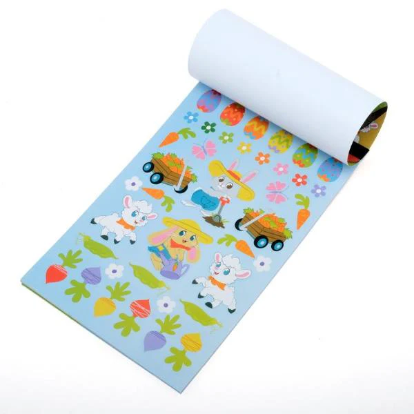 220 Pack 10 Pages Double Sided Sticker & Colour In Book