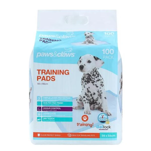 100 Pack Charcoal Antibacterial Training Pads - 56cm x 56cm