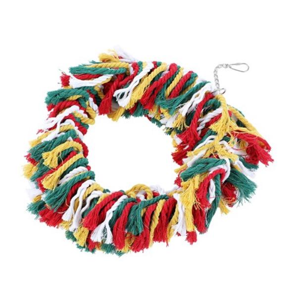 Parrot Rope Ring Toy - 44cm x 30cm - Image 2