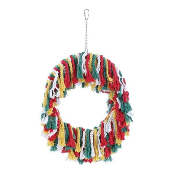 Parrot Rope Ring Toy - 44cm x 30cm - Image 5