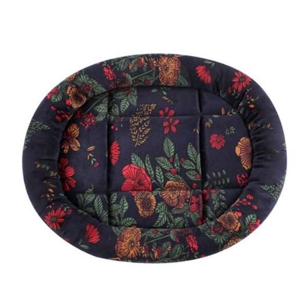Floral Oval Cat Bed - 42cm x 36cm x 4cm - Image 4