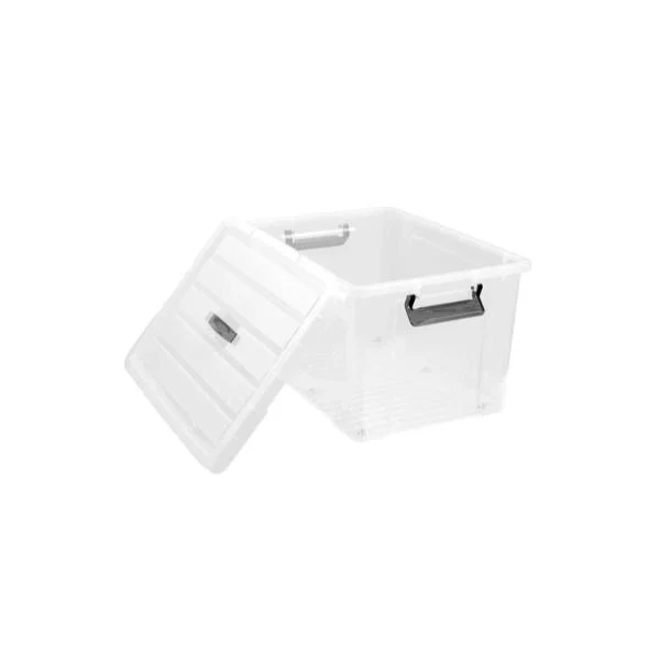 Boxsweden White Dura Carry Box With Wheels - 65L - Image 3