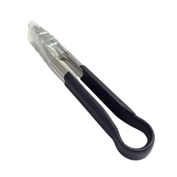 Stainless Steel Tong With Black Silicon Handle - 22cm - Image 6