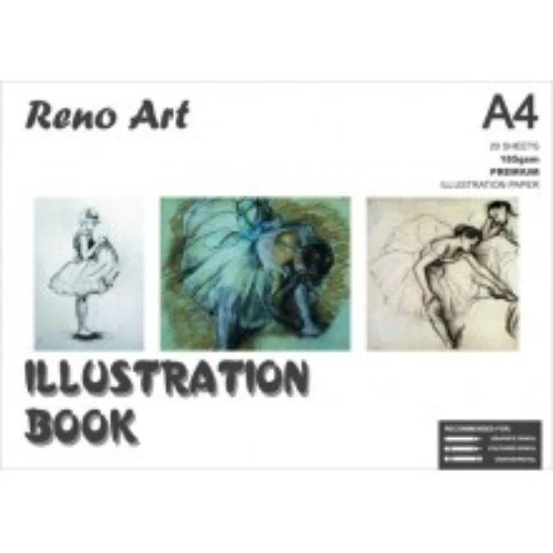 A4 185gsm Illustration Book - 20 Sheets