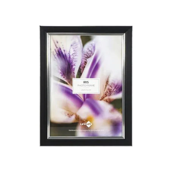Black Iris Frame - 21cm x 29.7cm