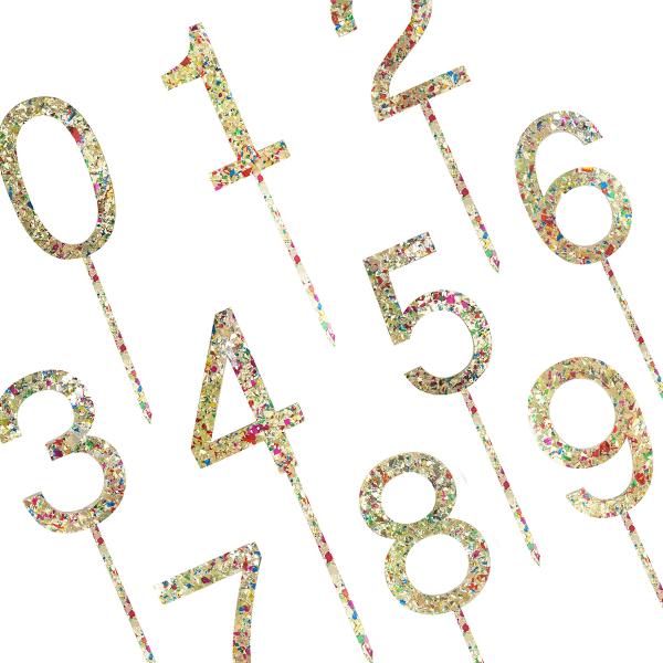 Acrylic Number Cake Topper - 2 - Image 2