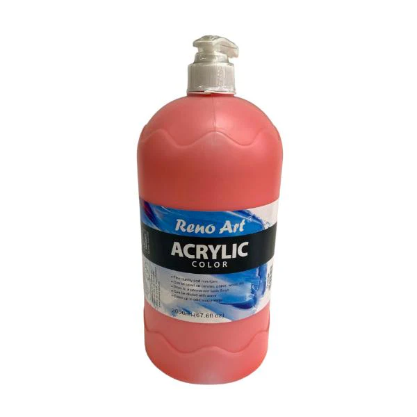 Orange Acrylic Colour Paint - 2000ml