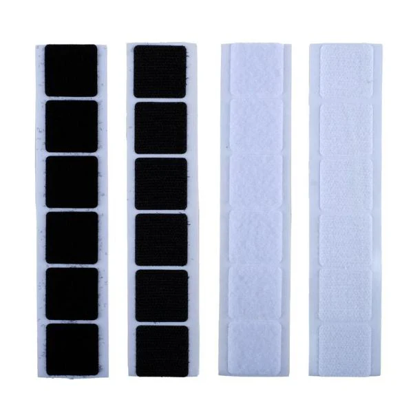 24 Pack Large Square Hook & Loop Adhesive Tape - 3cm x 3cm - Image 4