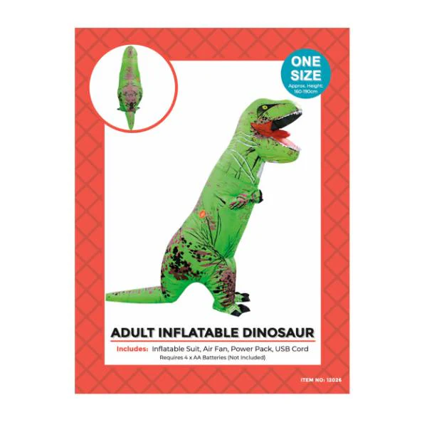 Adult Inflatable Jumbo Dinosaur Costume