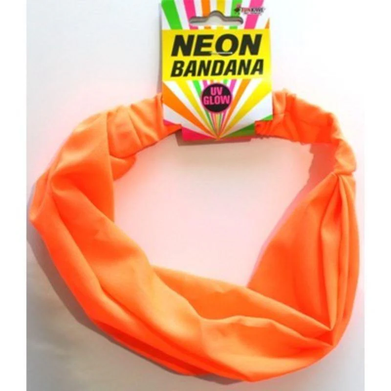 Adult Neon Orange Bandana