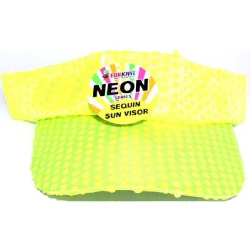 Adult Neon Yellow Visor