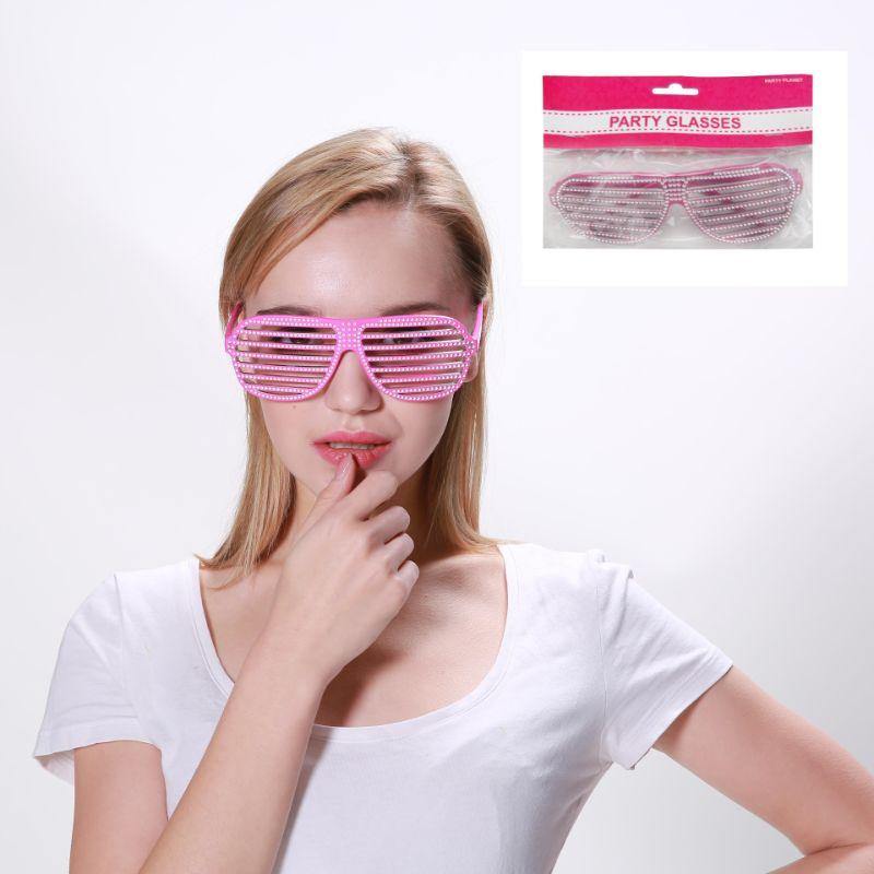 Adult Pink Bling Glasses