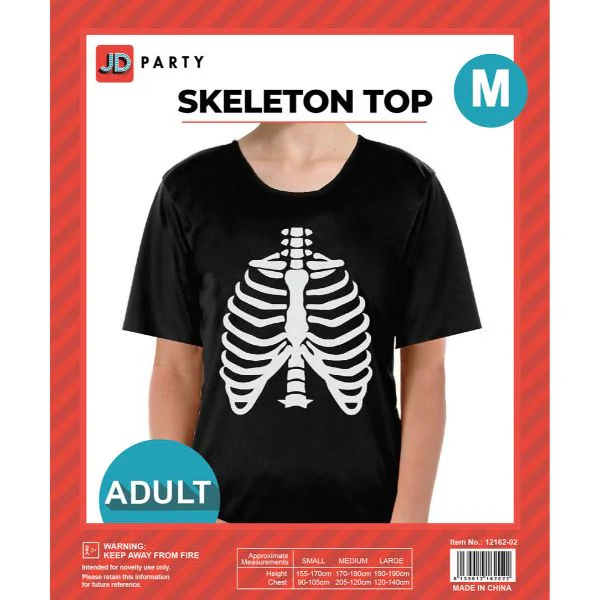 Adult Skeleton Tshirt (Medium) - Image 2