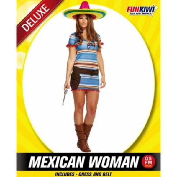 Adults Mexican Woman Costume - Image 2
