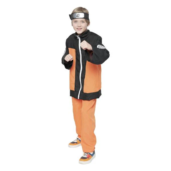 Anime Ninja Boys Costume - 11 - 12 Years