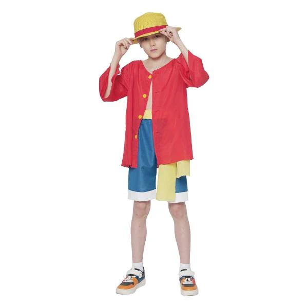Anime Pirate Boys Costume - 7 - 8 Years