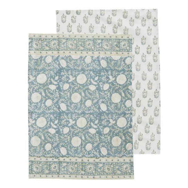 2 Pack Anjali Cotton Block Towels - 50cm x 70cm