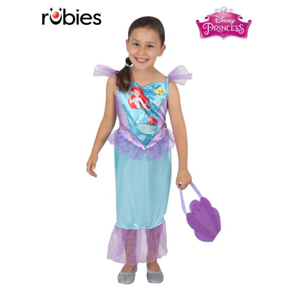 Ariel Costume And Bag Set - Size 5 - 6