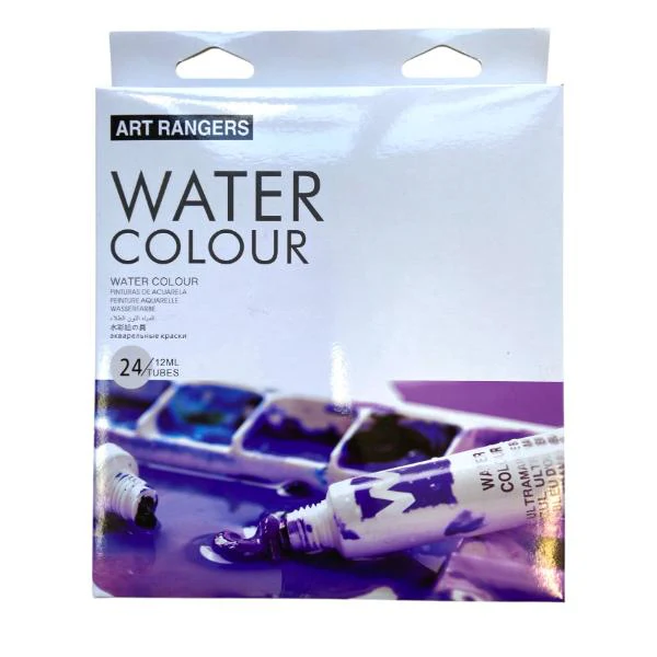 24 Pack Water Colour Tubes - 12ml