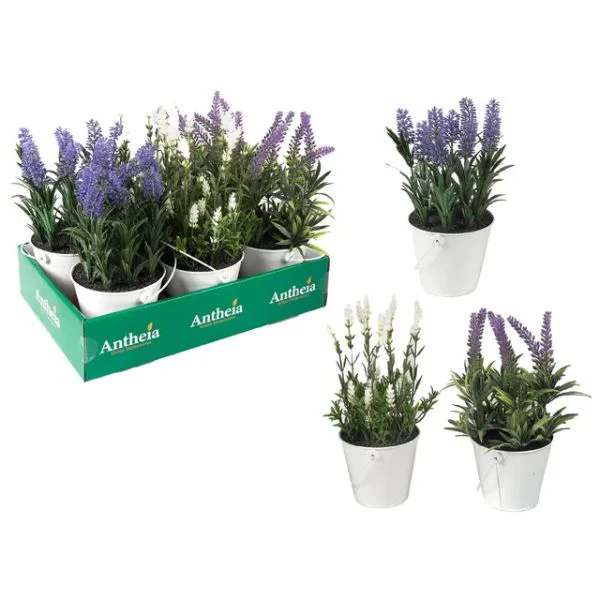 ARTIFICIAL PLANT WITH METAL POT IN PDQ