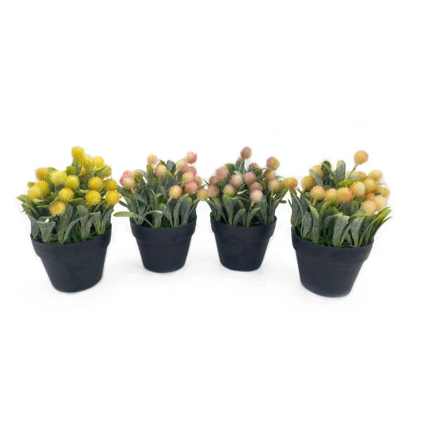 Artificial Protea In A Pot - 20cm