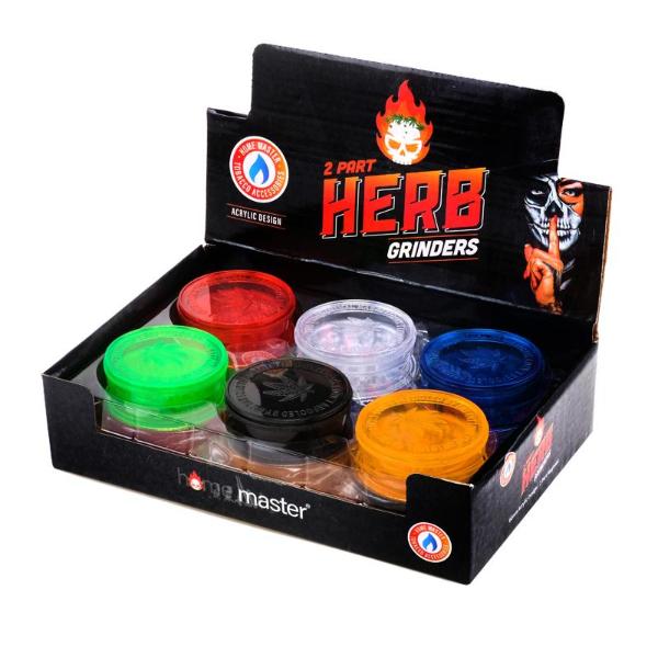 2 Port Magnetic Herb Grinders - 6cm - Image 3