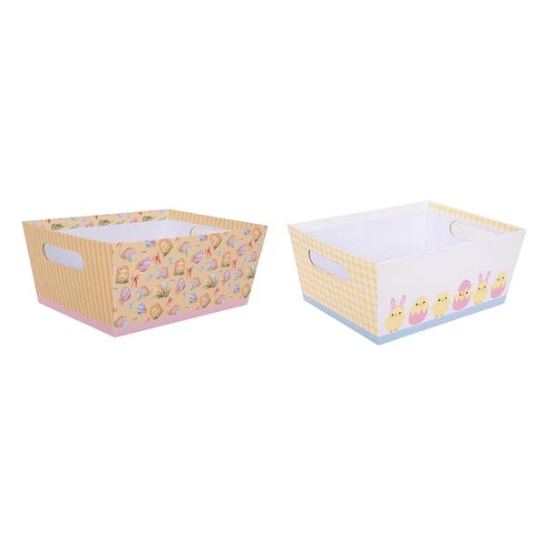 Assorted Medium Easter Paper Basket - 27.5cm x 21.5cm x 12cm