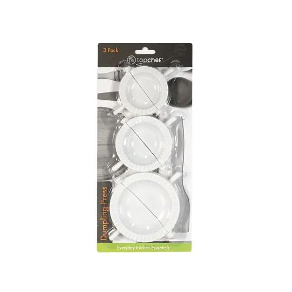 3 Pack Assorted White Dumpling Press