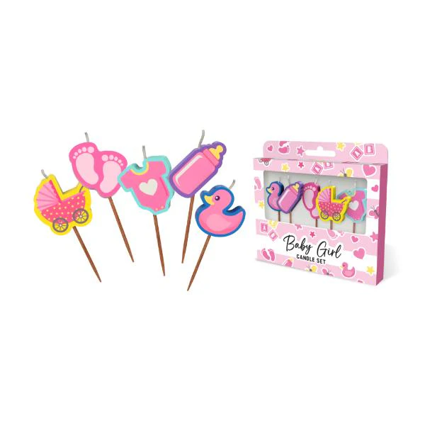 Baby Girl Novelty Candle Pack