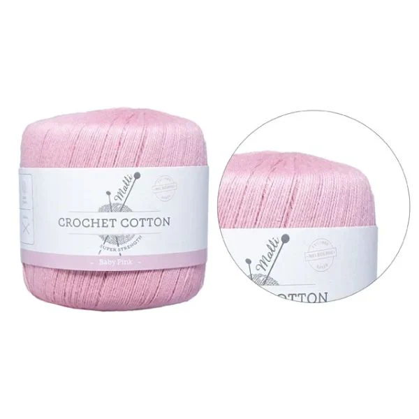 Baby Green Super Strength Crochet Cotton Yarn - 50g