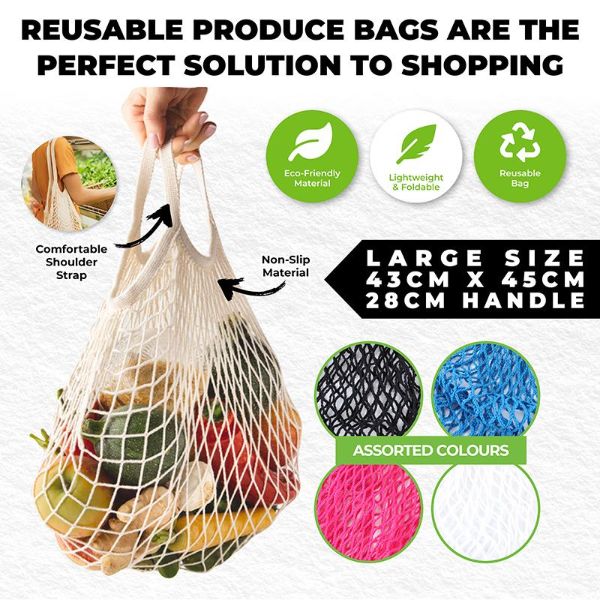 Reusable Mesh Shopping Bags - Image 4