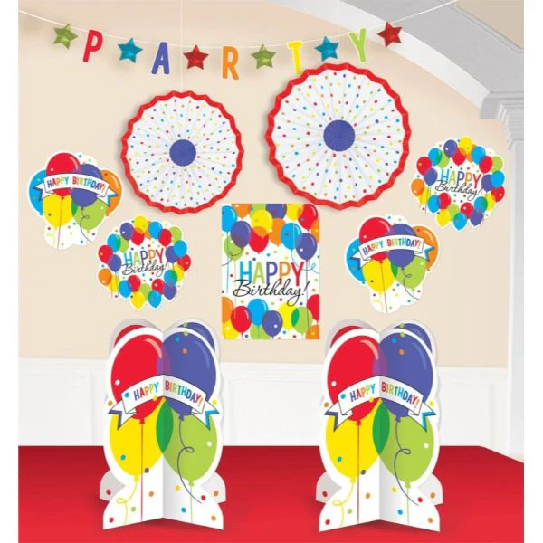 Balloon Bash Room Decorations Kit