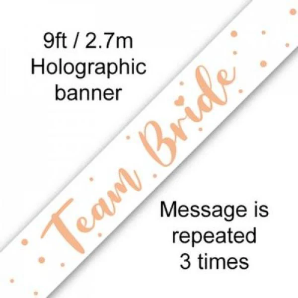 Team Bride Banner - 2.7m - Image 2
